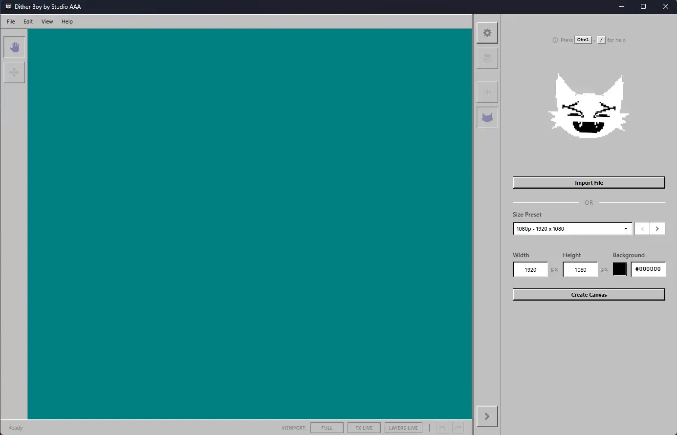 Dither Boy - Canvas